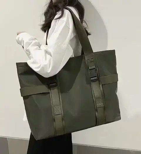 Japanese Brand Fashion punk waterproof buckle tote bag aesthetic Size ONE SIZE - 3 Thumbnail