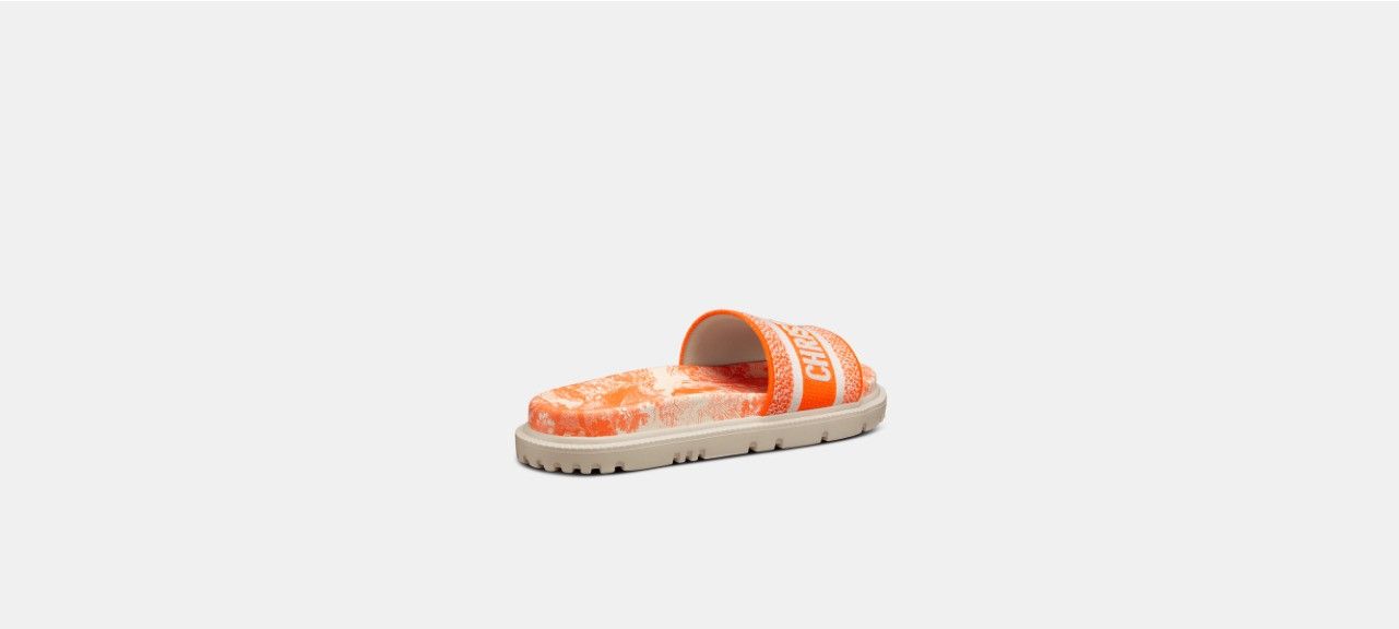 Dior o1w1db10724 Dway Slides in Orange/White Size US 12 / IT 42 - 3 Thumbnail