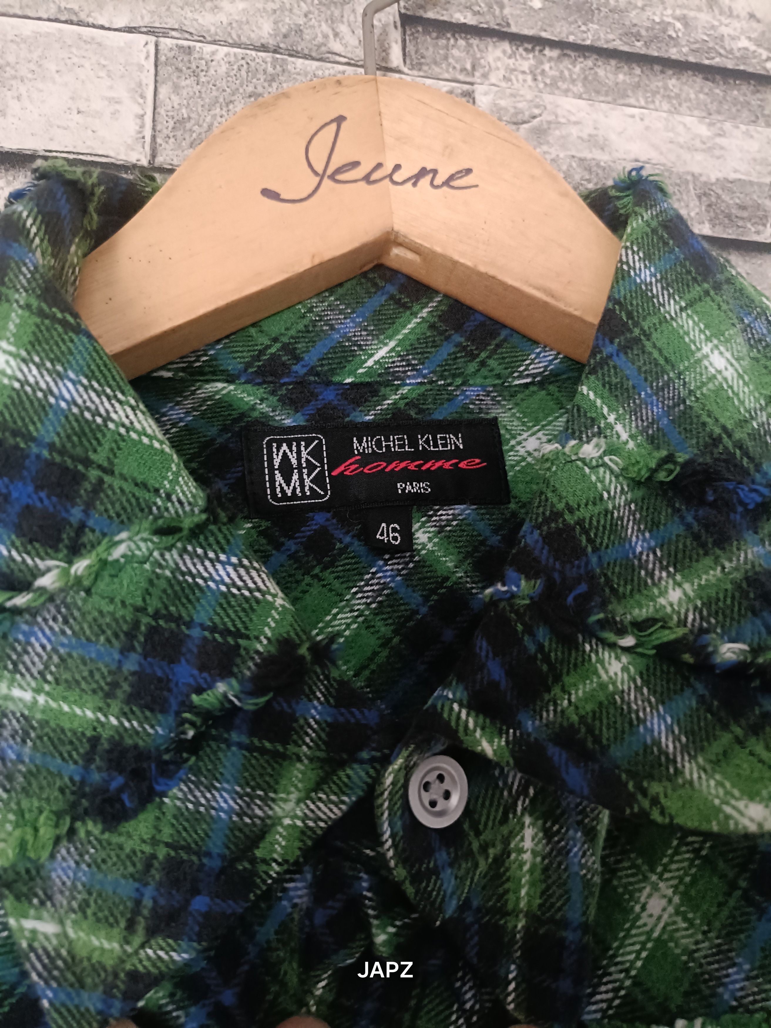 Michel Klein Michel Klein avantgarde flannel shirt Size US S / EU 44-46 / 1 - 7 Thumbnail