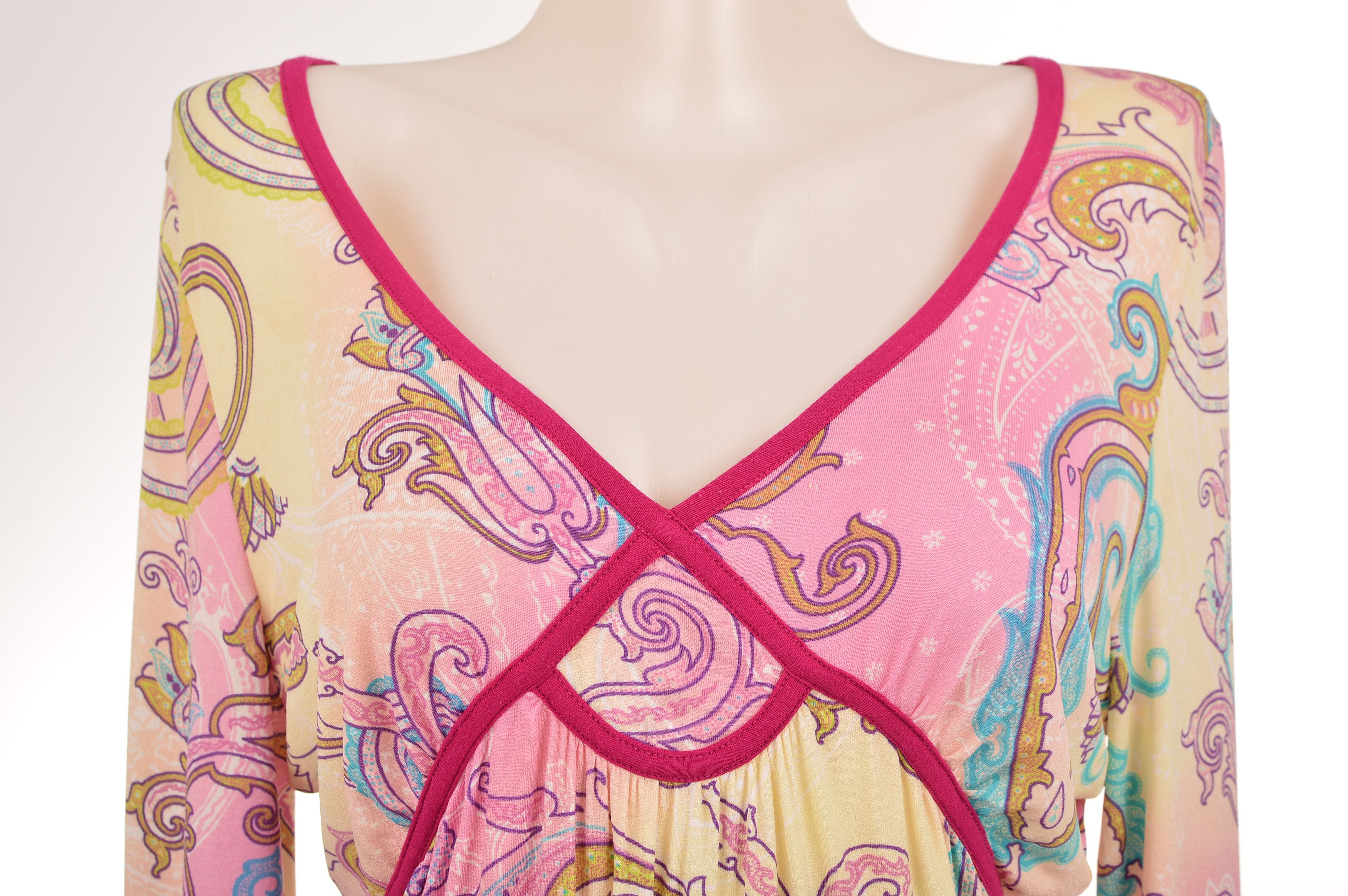 Etro Etro Milano Viscose Blend Paisley Blouse Top Size M / US 6-8 / IT 42-44 - 2 Thumbnail