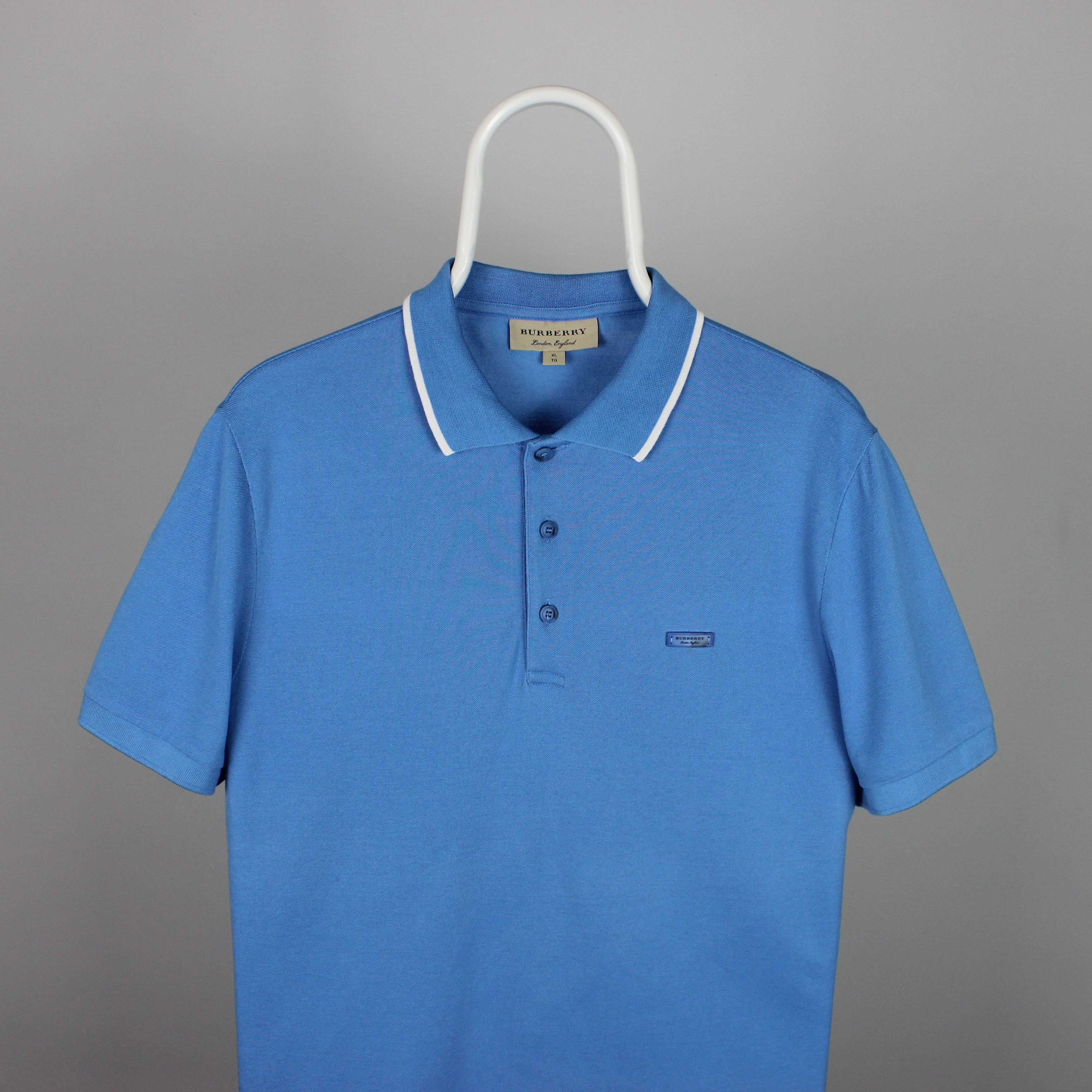 Burberry Burberry polo shirt men cotton blue L XL Size US XL / EU 56 / 4 - 4 Thumbnail