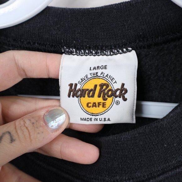 Hard Rock Cafe × Vintage Vintage 90s Hard Rock Cafe Save The Planet Hawaii Sweatshirt Size US L / EU 52-54 / 3 - 6 Thumbnail