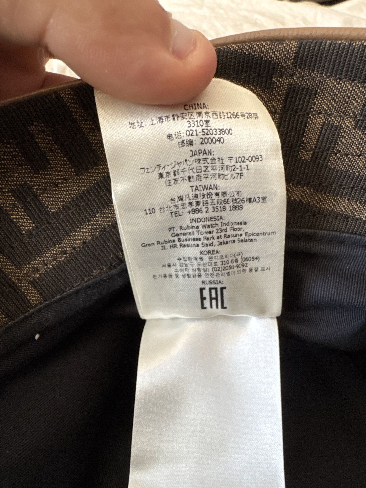 Fendi FENDI MONOGRAM BROWN BUCKET HAT Size ONE SIZE - 4 Thumbnail