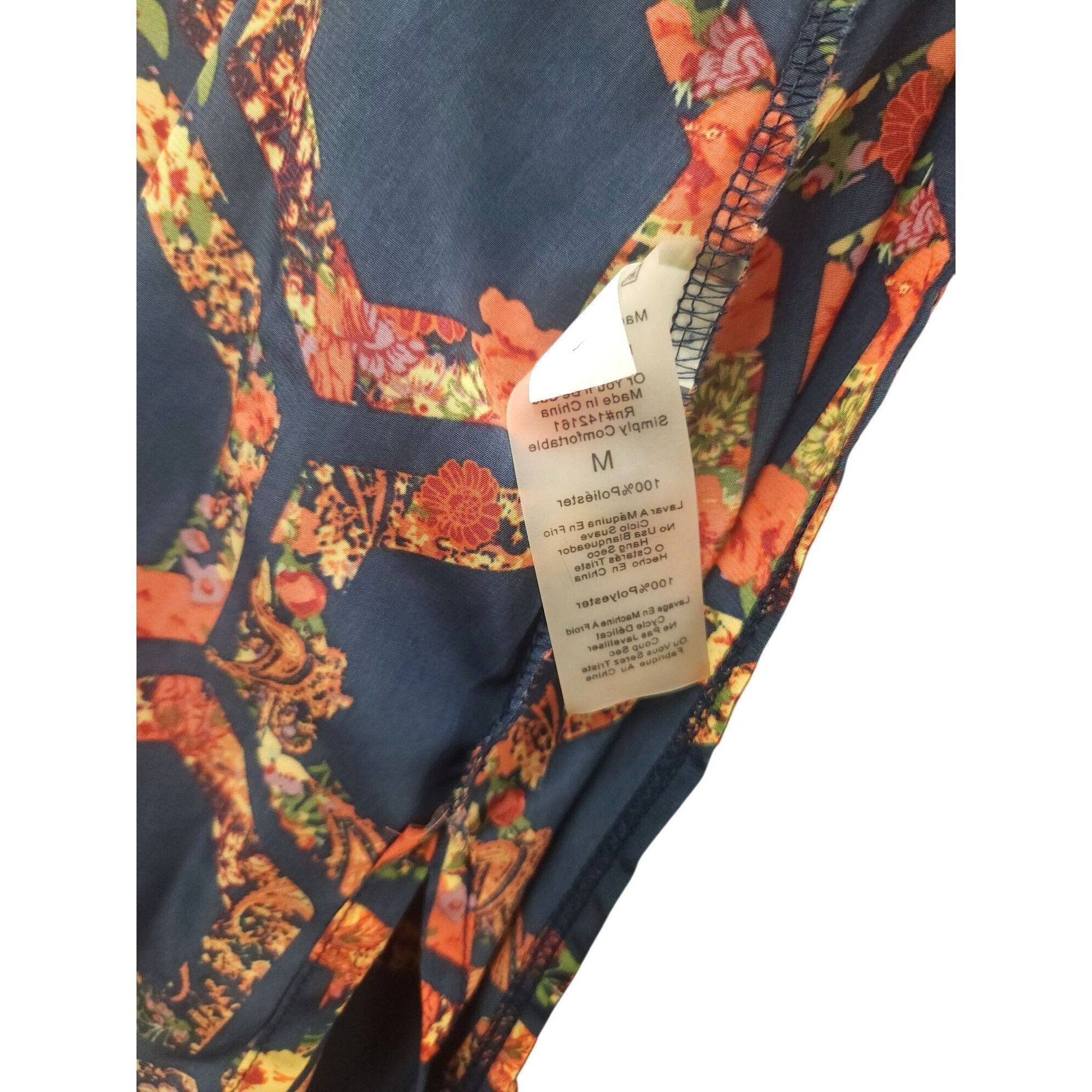 Other Lularoe Joy Split Seam Duster Vest Medium Hexagon Floral Pri Size M / US 6-8 / IT 42-44 - 7 Thumbnail