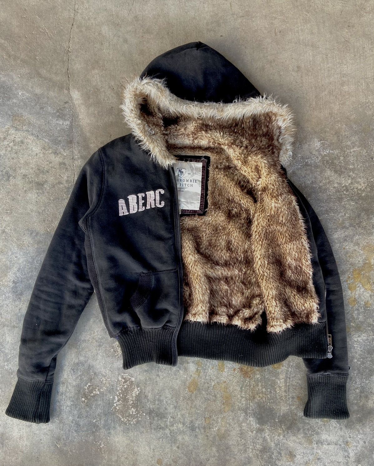 If Six Was Nine Vintage fur hoodie bomber jacket punk inspired Size US S / EU 44-46 / 1 - 6 Thumbnail