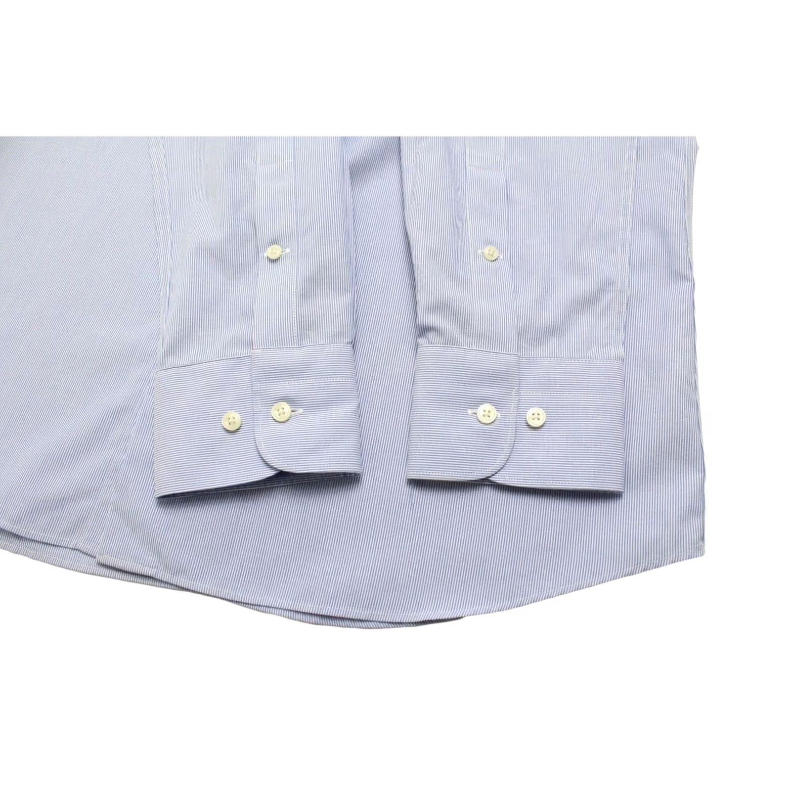 Suitsupply SUITSUPPLY Formal Shirt Men's Try On Extra Slim Fit Cutaway Collar 43 / 17 Blue Size 46R - 5 Thumbnail