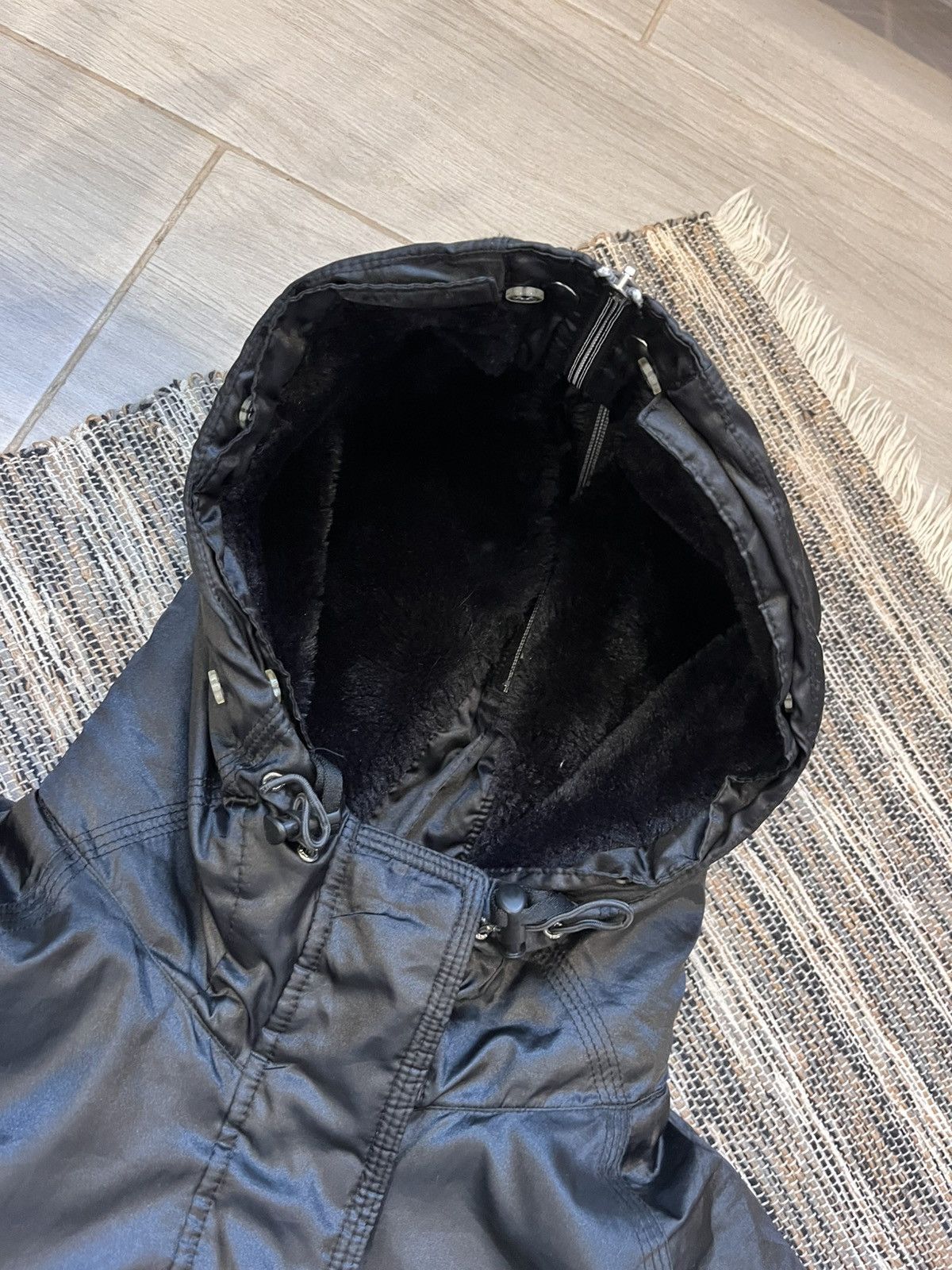 Nike × Vintage Rare Vintage Nike down jacket bomber black opium Alaska Size XL / US 12-14 / IT 48-50 - 11 Thumbnail