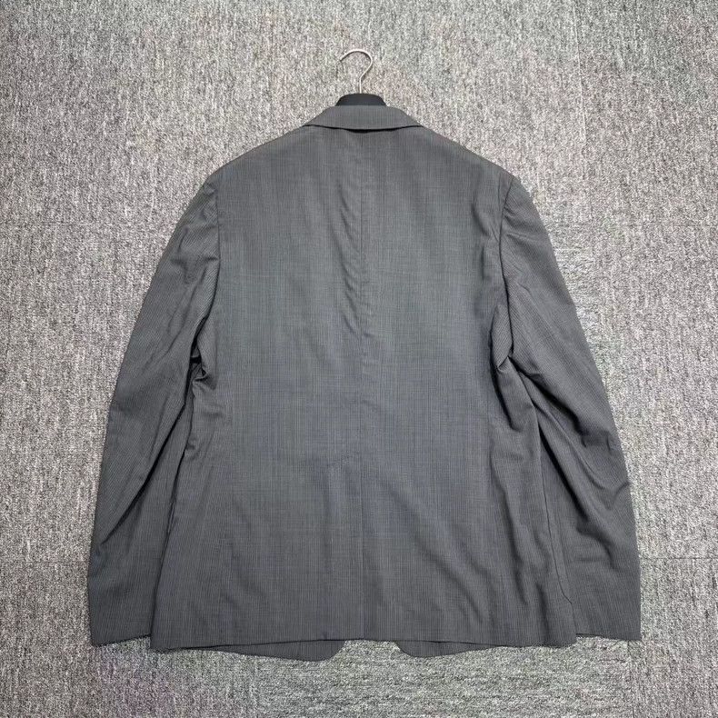 Prada Prada Gray striped suit 2502-Nextarrow Size 52R - 3 Thumbnail