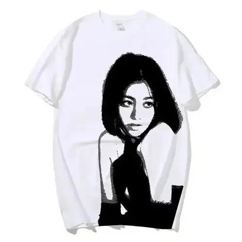Japanese Brand Oversized Hip Hop K-Pop Girl Print Style y2k Size US L / EU 52-54 / 3 - 3 Thumbnail