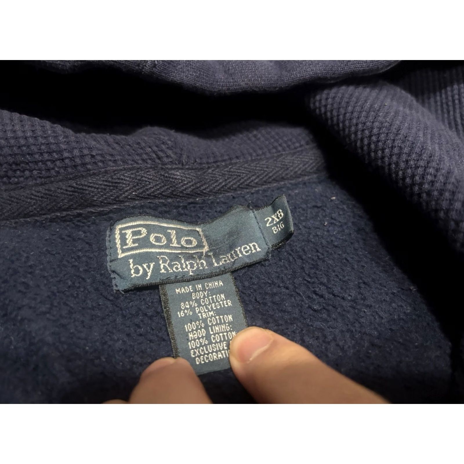 Polo Ralph Lauren Polo Ralph Lauren Hoodie Hoodie Mens 2XB Full Zip Sweatshirt Pony Classic Hooded L2 Blue 2X Big & Tall Polo Logo Zipper Embroidered Size US XXL / EU 58 / 5 - 2 Thumbnail