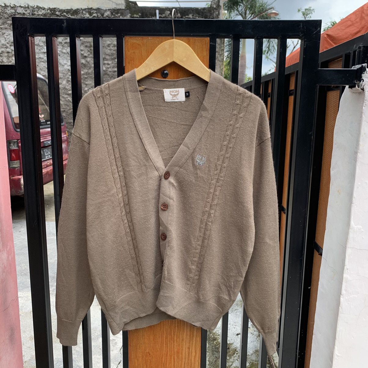 Designer × MCM MCM Legere Cardigan Small Logo 🙌🏼 Size US L / EU 52-54 / 3 - 8 Thumbnail