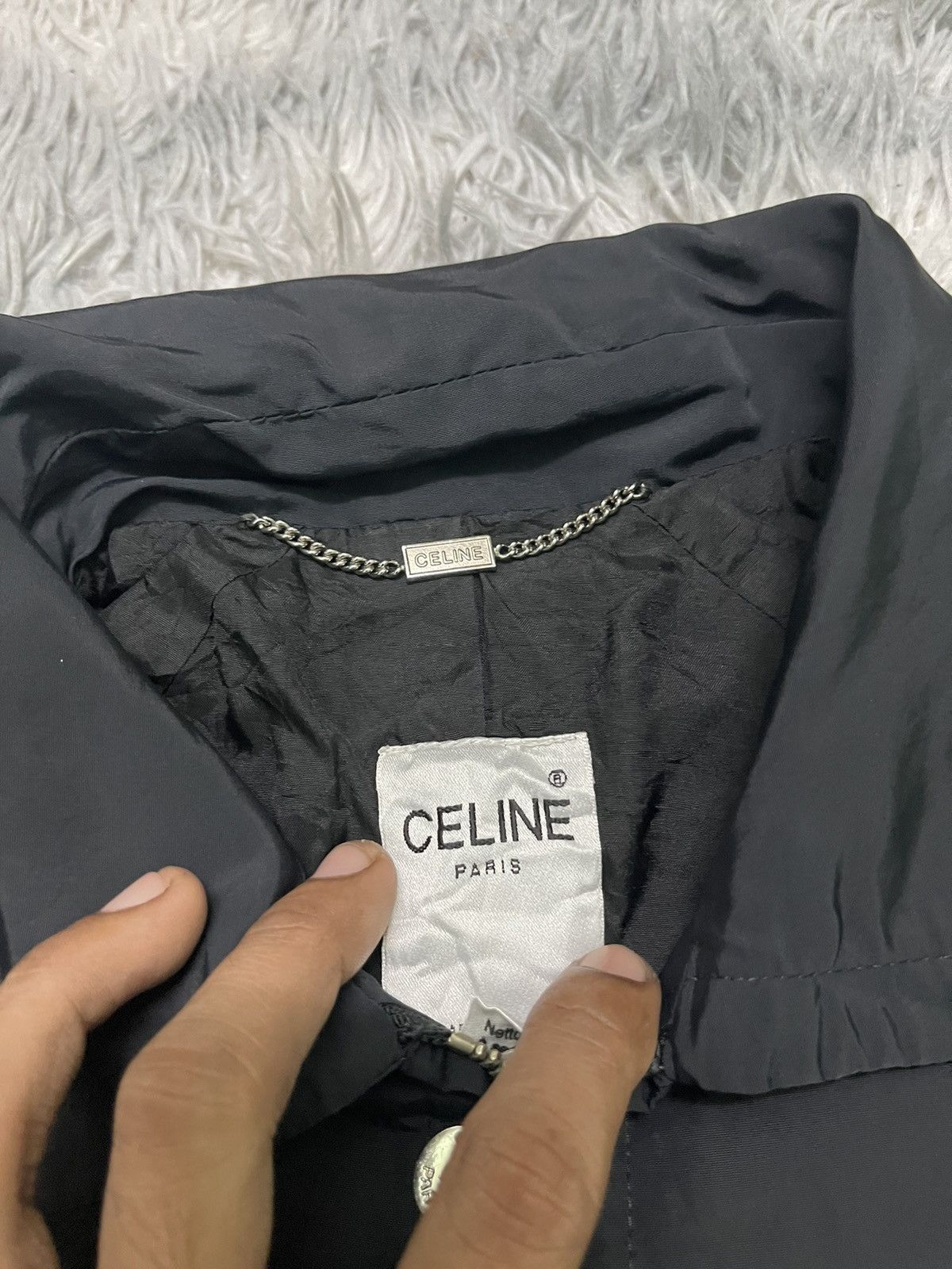 Celine 90s CELINE PARIS ZIPPER JACKET MADE IN FRANCE Size US L / EU 52-54 / 3 - 6 Thumbnail