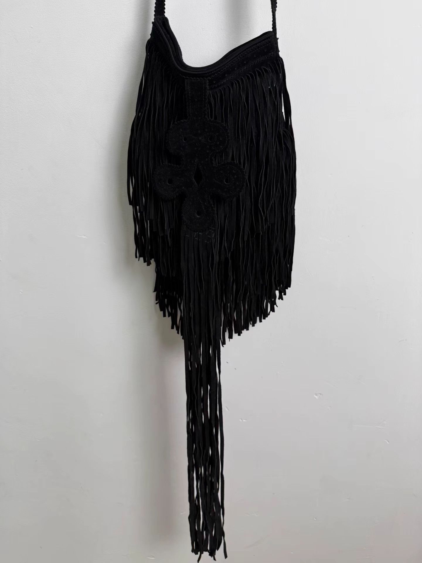 Jean Paul Gaultier Jean Paul Gaultier Suede Fringe Crossbody Bag K20 Size ONE SIZE - 6 Thumbnail