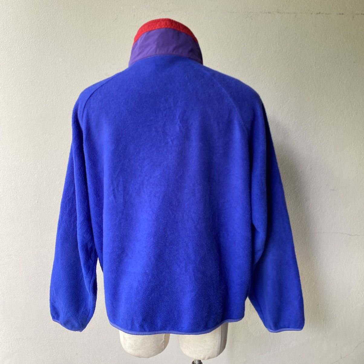 Designer × Woolrich Woolen Mills Woolrich Blue Fleece Jacket with Red Trim Size US L / EU 52-54 / 3 - 20 Thumbnail