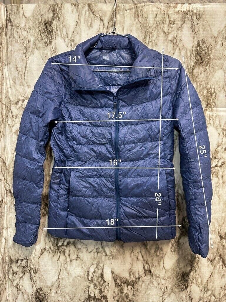 Uniqlo Uniqlo Nylon Down Puffer light Jacket Blue Women size XS Size XS / US 0-2 / IT 36-38 - 2 Thumbnail