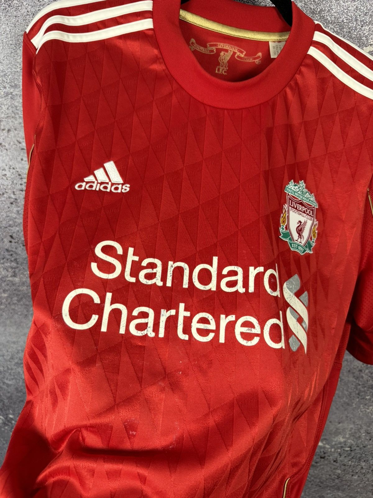 Adidas × Vintage Vintage Liverpool 2010/11 Adidas Soccer Jersey Medium Size US M / EU 48-50 / 2 - 12 Thumbnail
