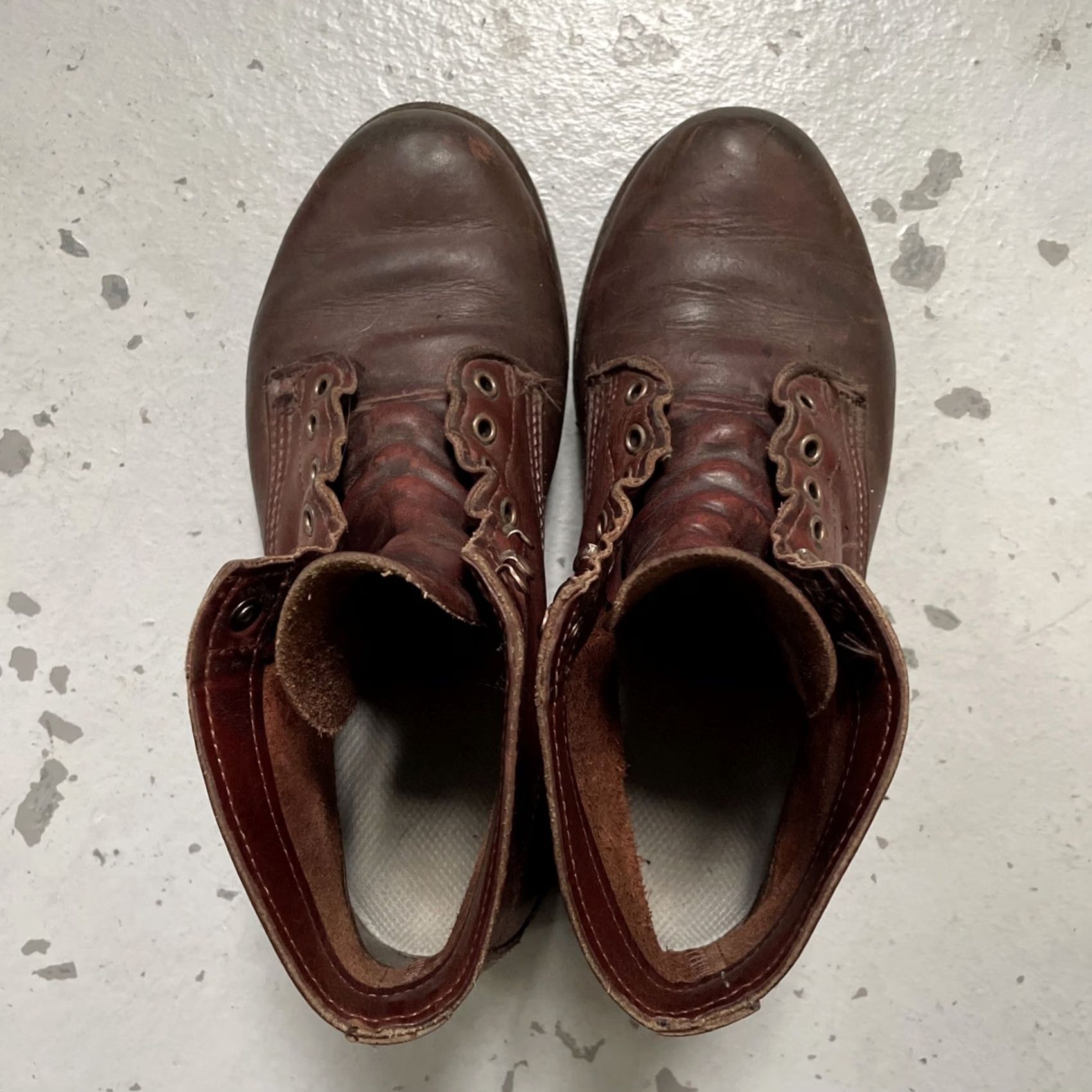 Vintage VINTAGE Wolverine 1000 Mile Boots Men’s 8D Brown Leather Workwear Heritage USA 8D Mens Boots Size US 8 / EU 41 - 7 Thumbnail