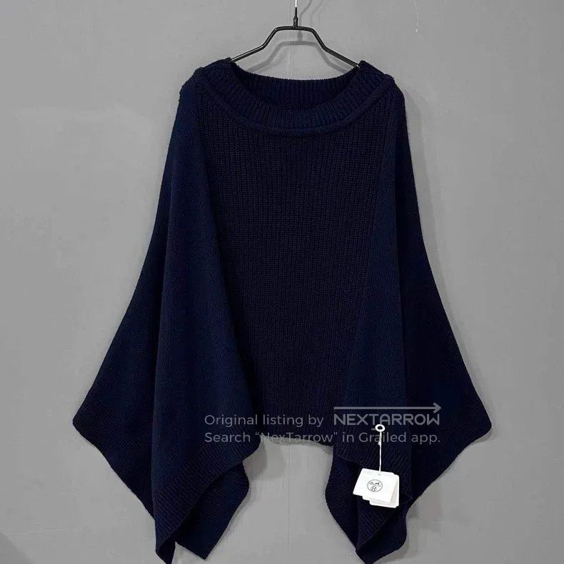 Hermes Hermes size TU Knit Cashmere Cloak Shawl Size ONE SIZE - 1 Thumbnail