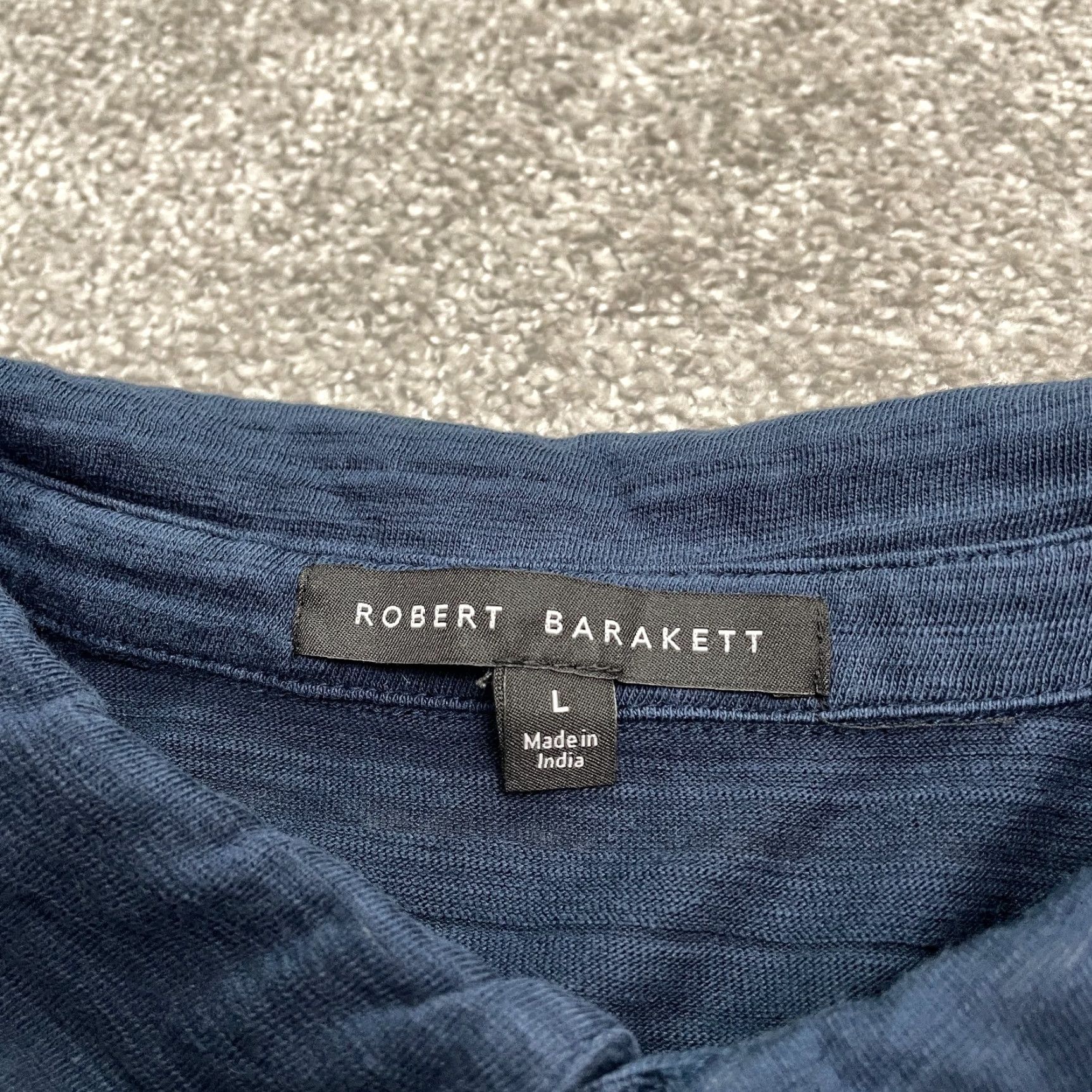 Vintage Robert Barakett Polo Shirt Men Large Blue 100% Cotton Short Sleeve Activewear Classic Size US L / EU 52-54 / 3 - 7 Thumbnail