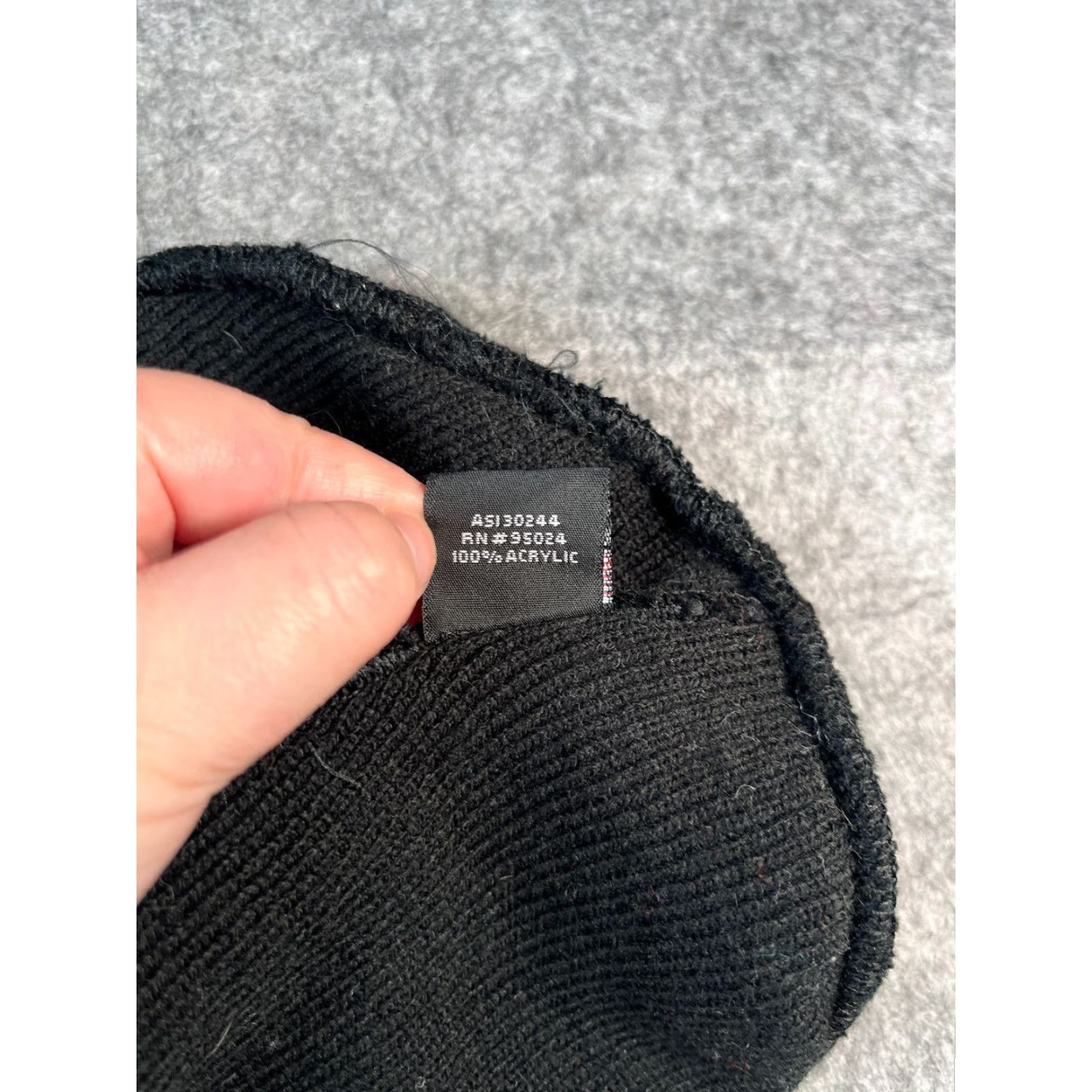 Vintage Bayside Beanie Hat One Size Black Knit 100% Acrylic Hip Hop Logo Unisex Adults Adult One Size Bayside Beanie Black Size ONE SIZE - 8 Thumbnail