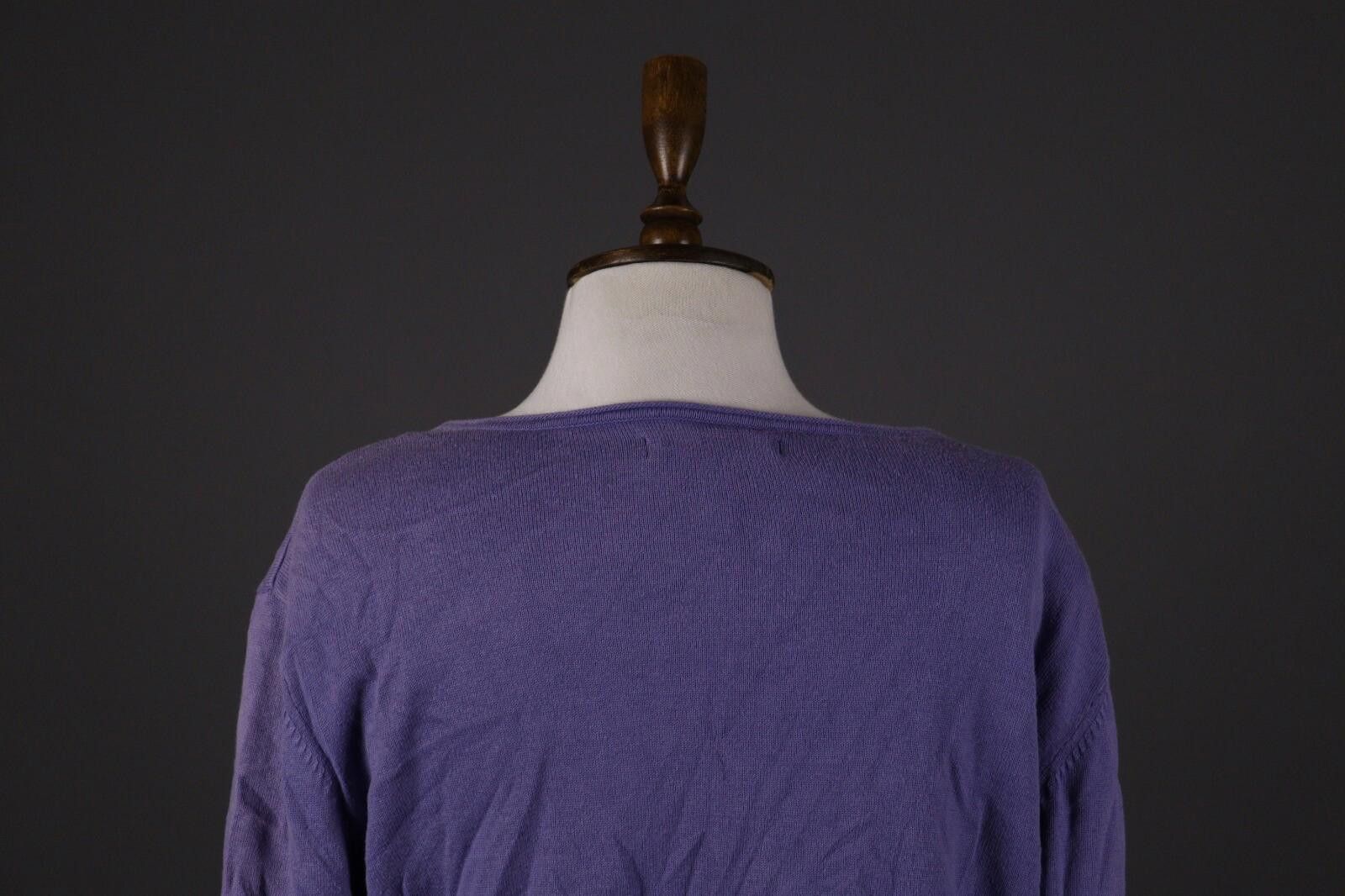 Designer Gudrun Sjoden Blue Knit Cardigan Sweater Size L Size L / US 10 / IT 46 - 7 Thumbnail