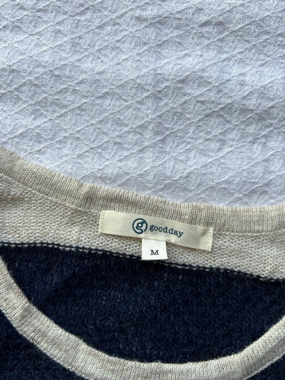 Japanese Brand Good day japanese knitted striped longlseeve Size US M / EU 48-50 / 2 - 10 Thumbnail