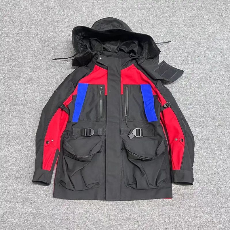 Burberry Burberry Red Cotton Logo Long Sleeve Coat Size US S / EU 44-46 / 1 - 1 Thumbnail