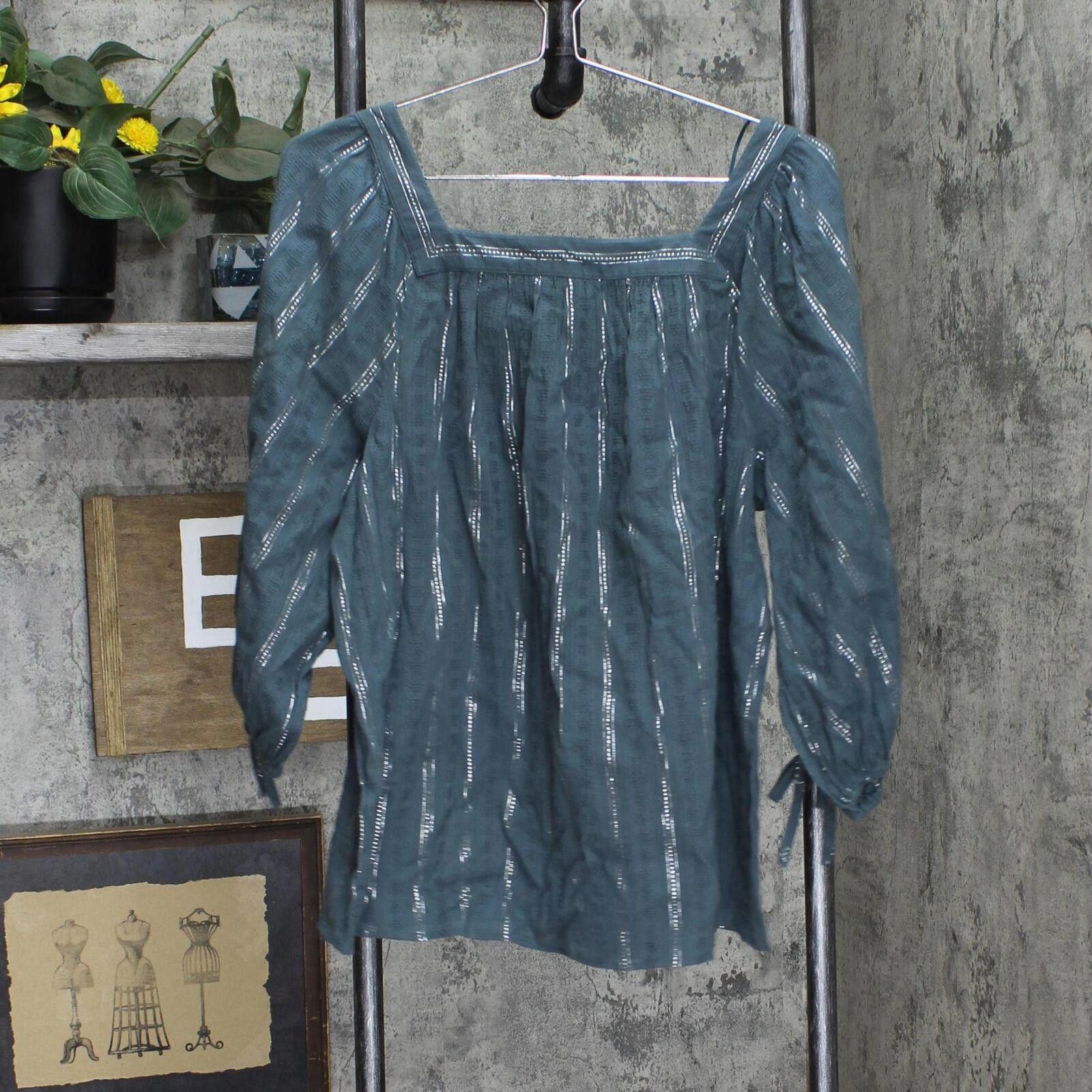 Designer NWT Lc Lauren Conrad WL11W015RN2 M Underwater Stripe Blue Size M / US 6-8 / IT 42-44 - 2 Thumbnail