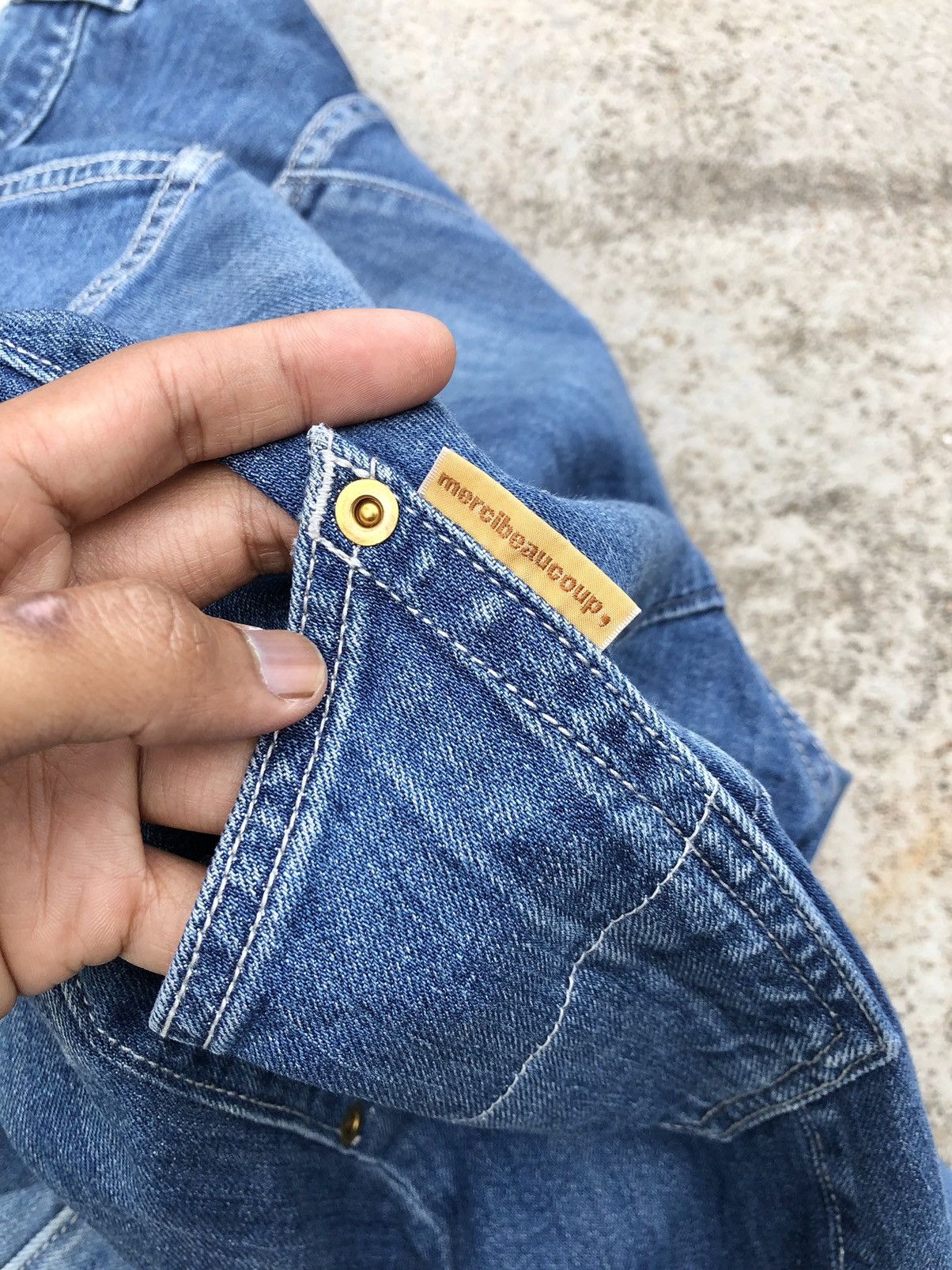 Issey Miyake × mercibeaucoup STRECTHABLE DENIM BY MERCIBEAUEOUP Size US 30 / EU 46 - 3 Thumbnail