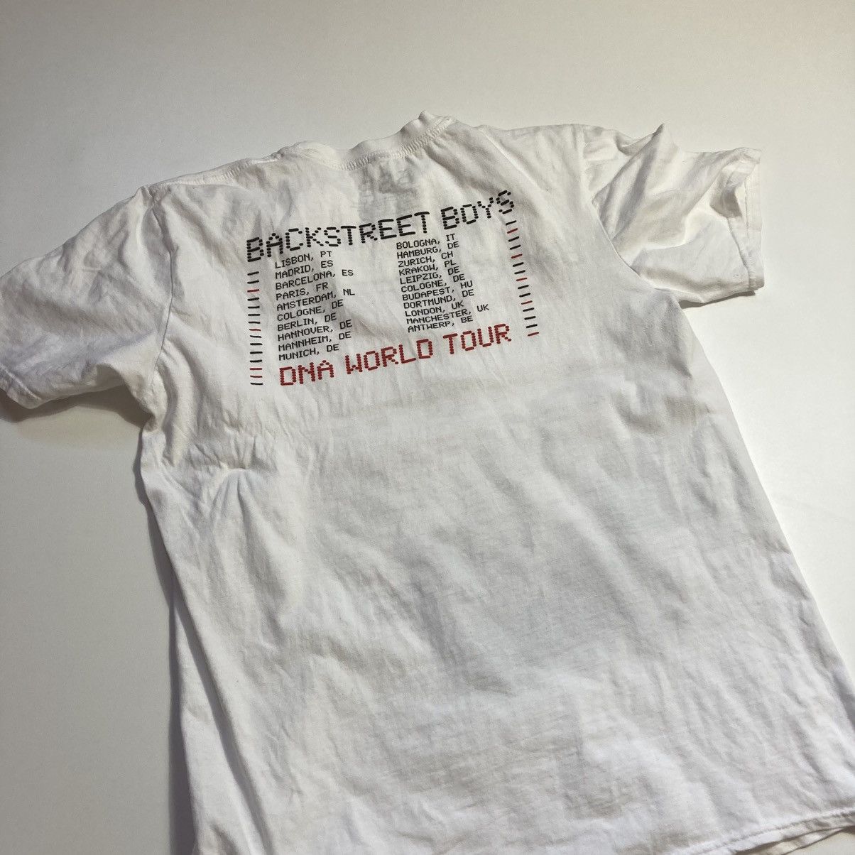 Rap Tees backstreet boys dna world tour pop rock rap band tee Size US M / EU 48-50 / 2 - 5 Thumbnail