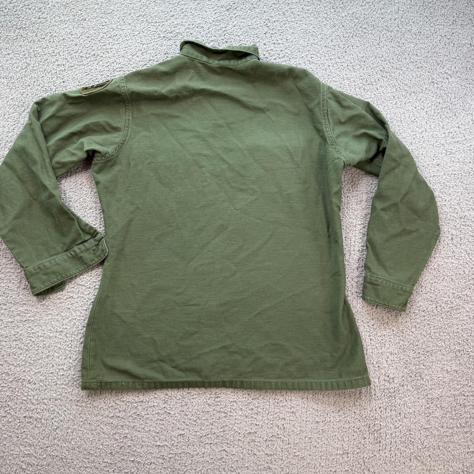 Other Vintage Vietnam Era US Army OG-107 Utility Shirt Military M Size US M / EU 48-50 / 2 - 2 Thumbnail