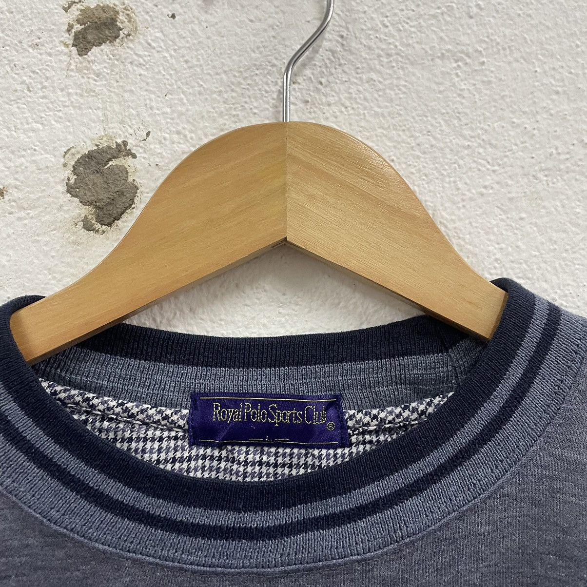 Polo Ralph Lauren × Vintage 🔥Vintage Royal Polo Sports Club Big Spellout Sweatshirts Size US M / EU 48-50 / 2 - 8 Thumbnail