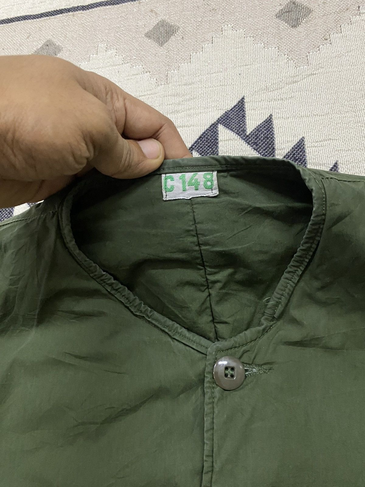 Other 60s SWEDISH ARMY M59 QUILTED MILITARY JACKET GREEN C148 Size US M / EU 48-50 / 2 - 9 Thumbnail