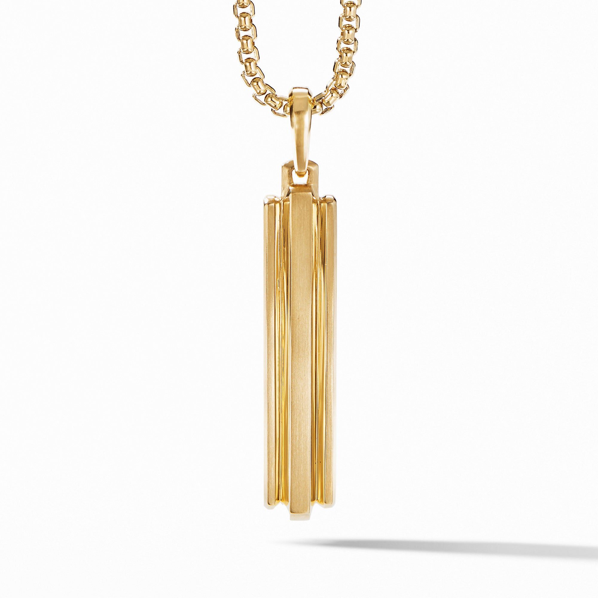 David Yurman o1w1db10526 D25358M /Size 10/Deco Ingot Tag in Golden Size ONE SIZE - 1 Thumbnail