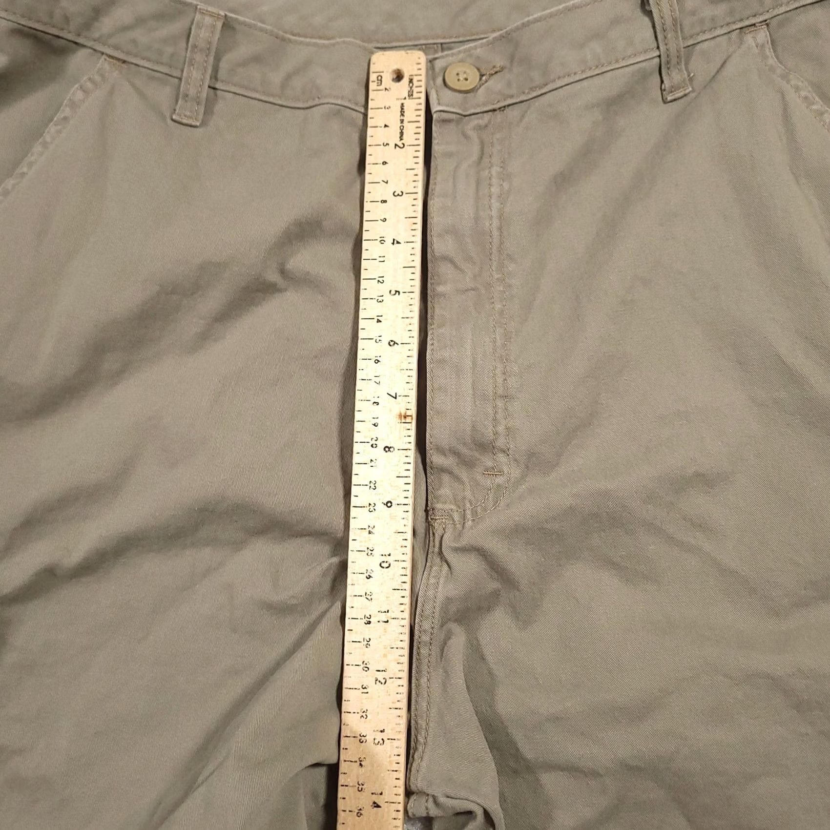 Wrangler Wrangler Cargo Shorts Size 38 Olive Green Flat Front Casual Outdoors High Rise Mens Volumized Pockets Chino 10in Inseam Regular Rise Size US 38 / EU 54 - 6 Thumbnail
