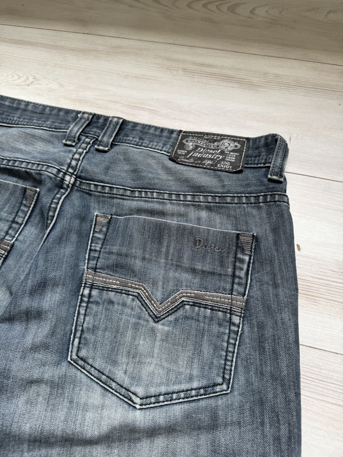 Diesel Diesel made in Italy denim shorts streetwear designer style Size US 33 - 12 Thumbnail