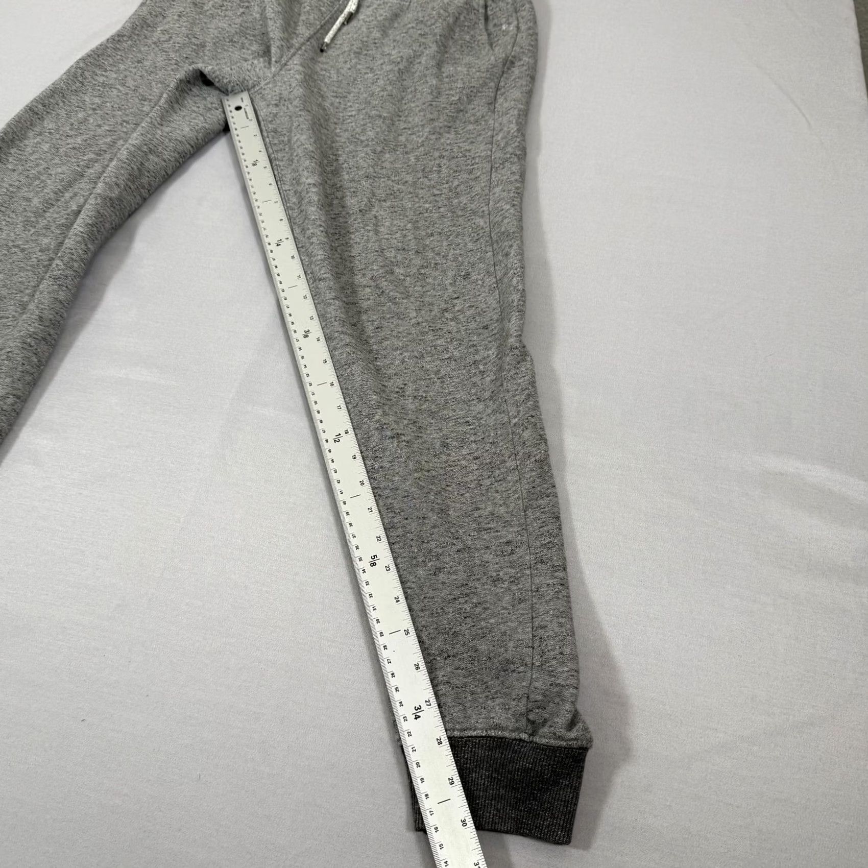 Faherty Faherty Mens Medium Gray Fleece Jogger Pants Drawstring Stretch Elastic Waist Size US 31 - 5 Thumbnail