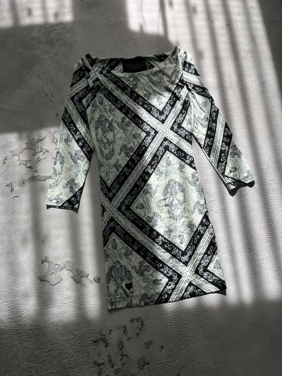 Philipp Plein Philipp Plein Couture Limited Edition Monogram Dress White Size XS / US 0-2 / IT 36-38 - 1 Thumbnail