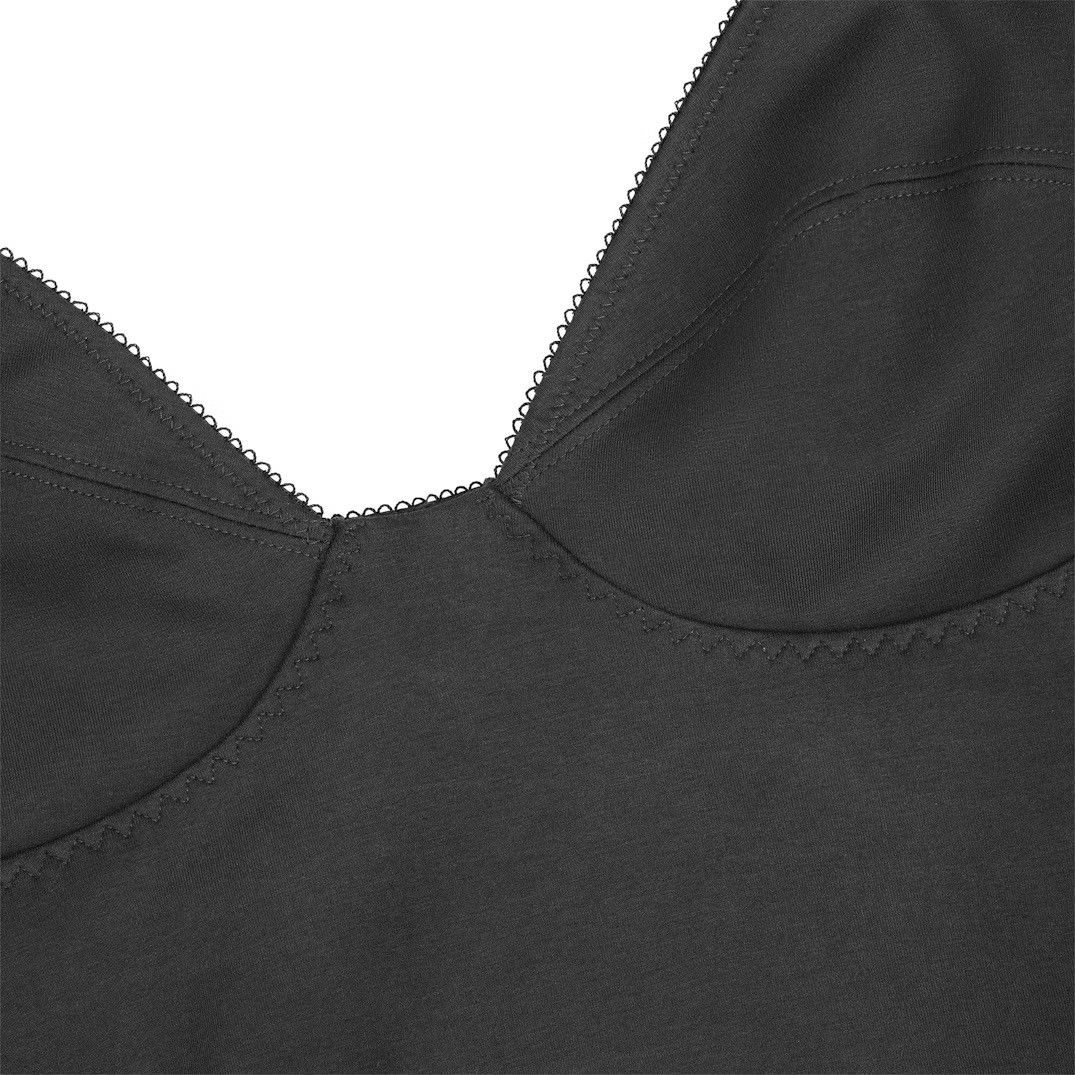 SKIMS Skims Cotton Shapewear Thong Bodysuit XXS Eclipse NWT Size XXS / US 00 / IT 34 - 6 Thumbnail