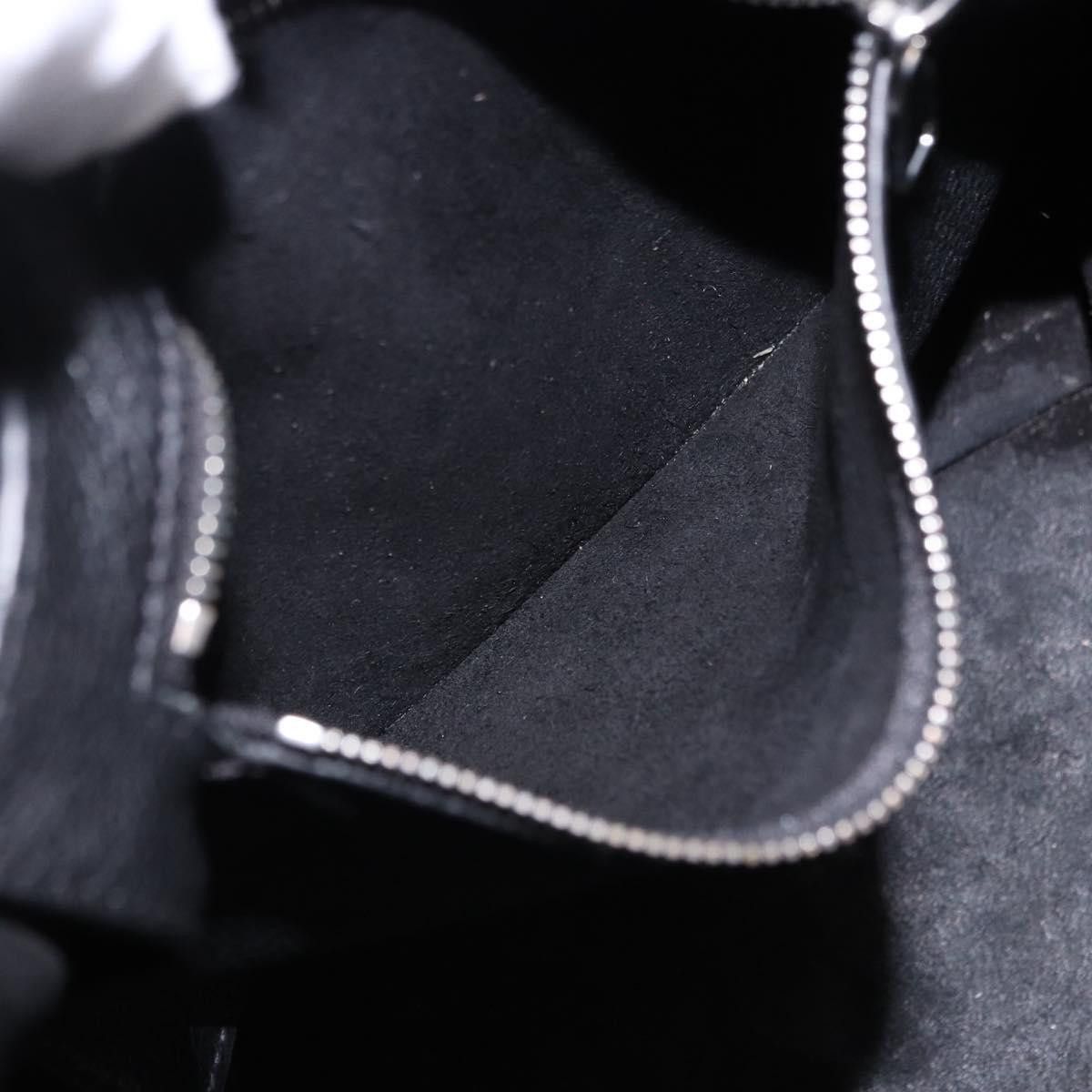 Celine CELINE Big Bag Small Leather 2way Black Silver Auth 193536V Size ONE SIZE - 12 Thumbnail