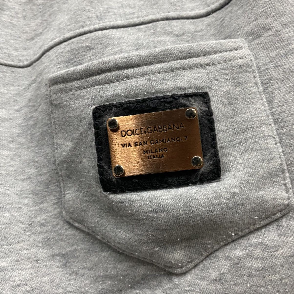 Dolce & Gabbana Dolce & Gabbana grey cotton blend jogger sweatpants Size US 26 / EU 42 - 7 Thumbnail