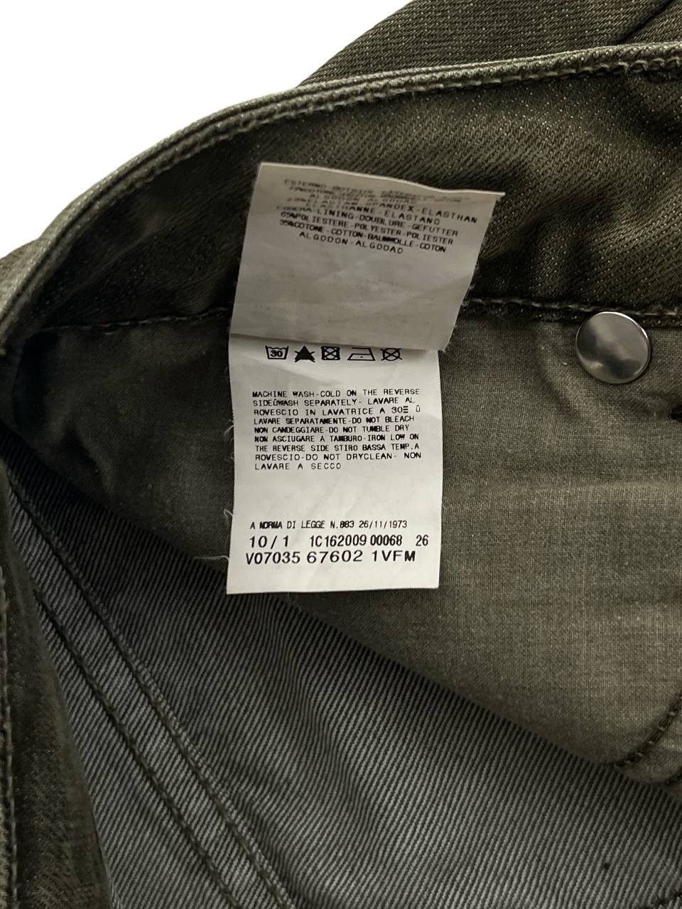 Just Cavalli Roberto Cavalli Vintage Long Inseam Whiskered Skinny Jeans Size US 28 / EU 44 - 9 Thumbnail