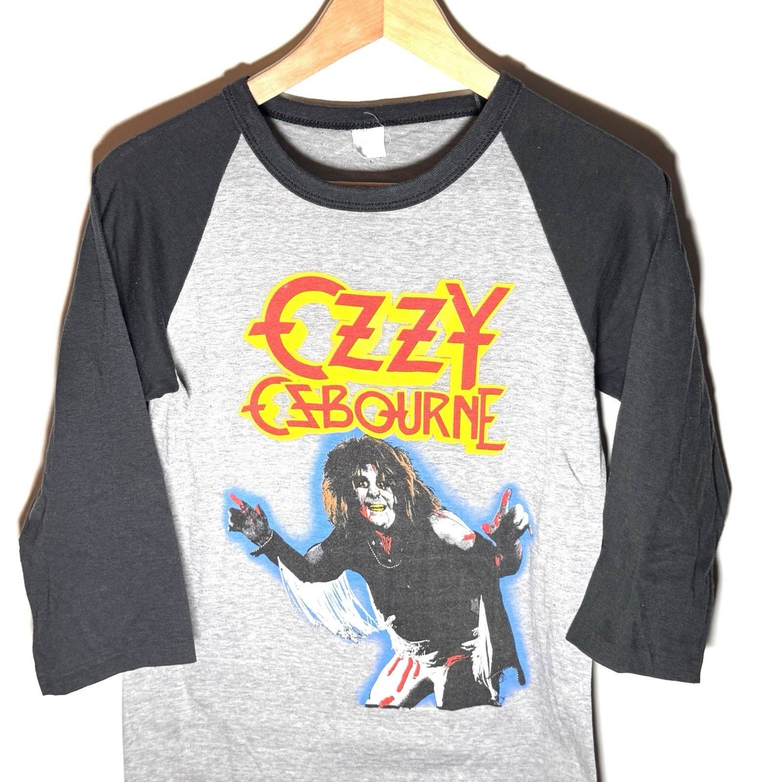 Band Tees Ozzy Osbourne Diary Of A Madman Raglan Small Graphic Tee Size S / US 4 / IT 40 - 2 Thumbnail