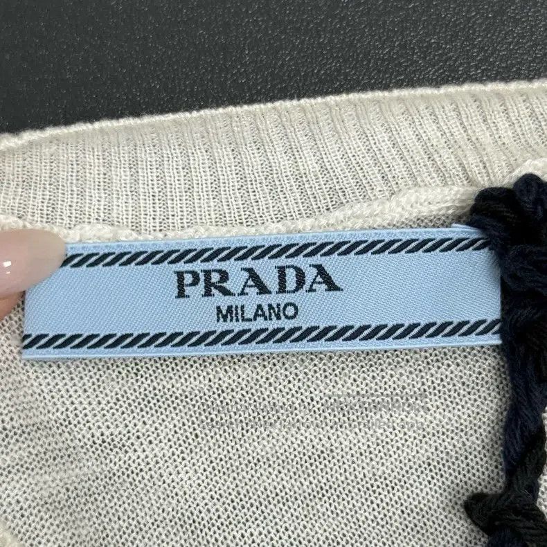 Prada Prada Beige classic logo mulberry silk linen short-sleeved Size XS / US 0-2 / IT 36-38 - 5 Thumbnail