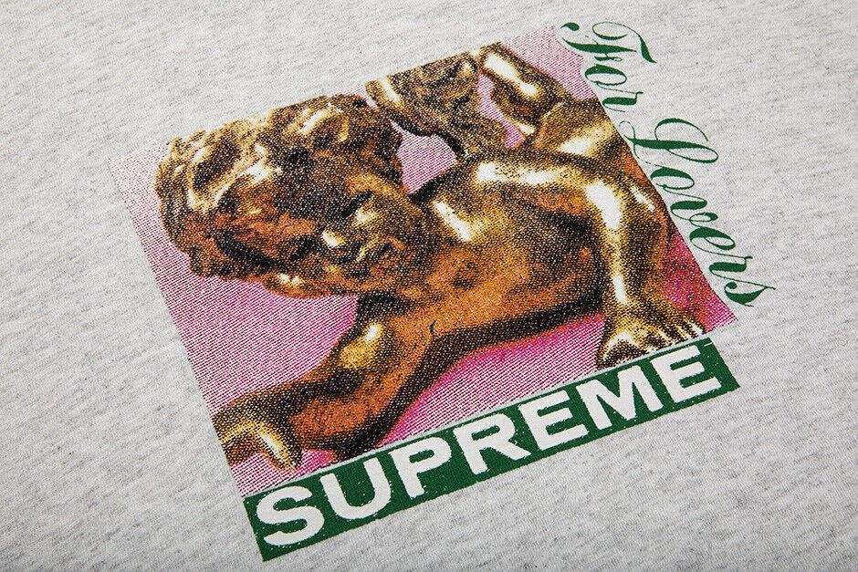 Supreme FW20 SUPREME LOVERS TEE ASH GREY T-SHIRT M Size US M / EU 48-50 / 2 - 2 Thumbnail