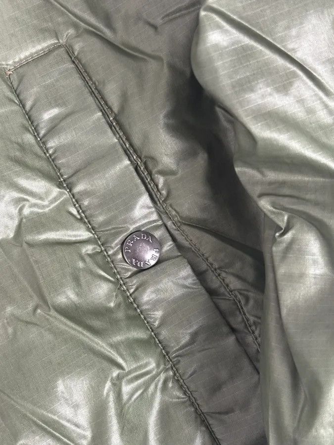 Prada AW2009 Prada Green Nylon Lined Bomber Jacket Size US M / EU 48-50 / 2 - 9 Thumbnail