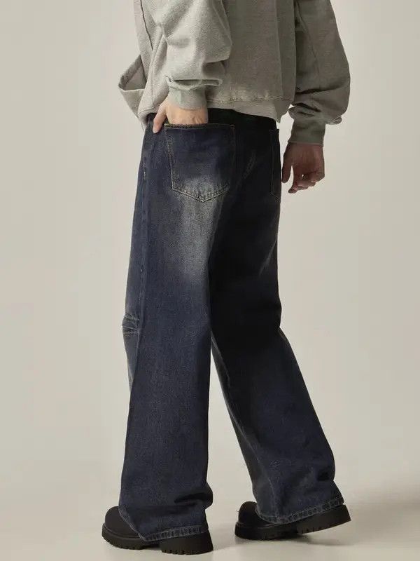 VIBE Retro street wash patchwork hollow jeans Size US 32 / EU 48 - 5 Thumbnail