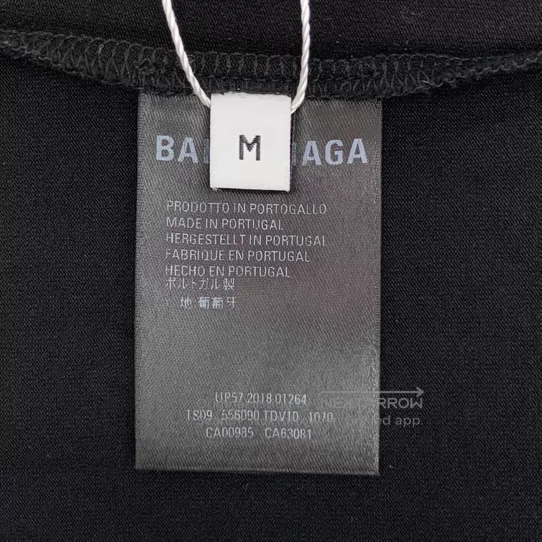 Balenciaga Balenciaga Black Line Logo Letter Print Long Sleeve Knit T Size US M / EU 48-50 / 2 - 6 Thumbnail