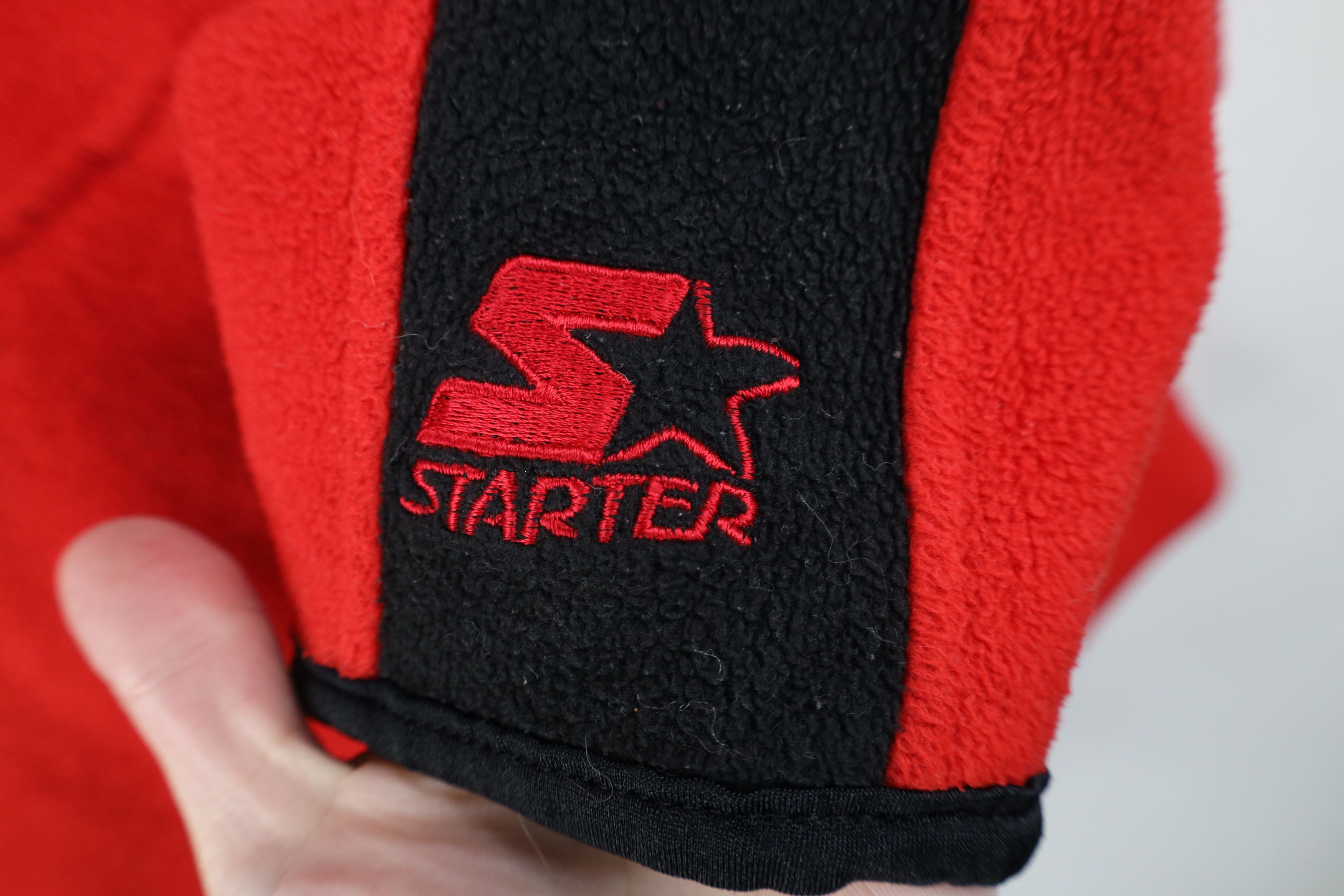 Starter Vintage 90s Starter Detroit Red Wings Hockey Fleece Hoodie Size L / US 10 / IT 46 - 4 Thumbnail