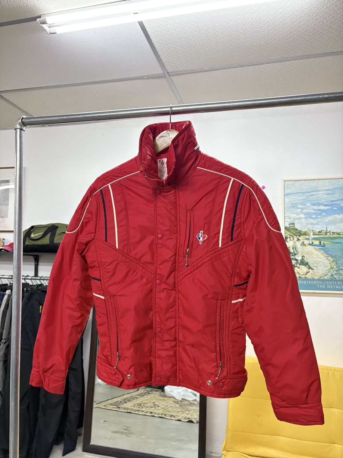 Moncler Fusalp Moncler red lightweight puffer jacket Ski Jacket Size US S / EU 44-46 / 1 - 5 Thumbnail